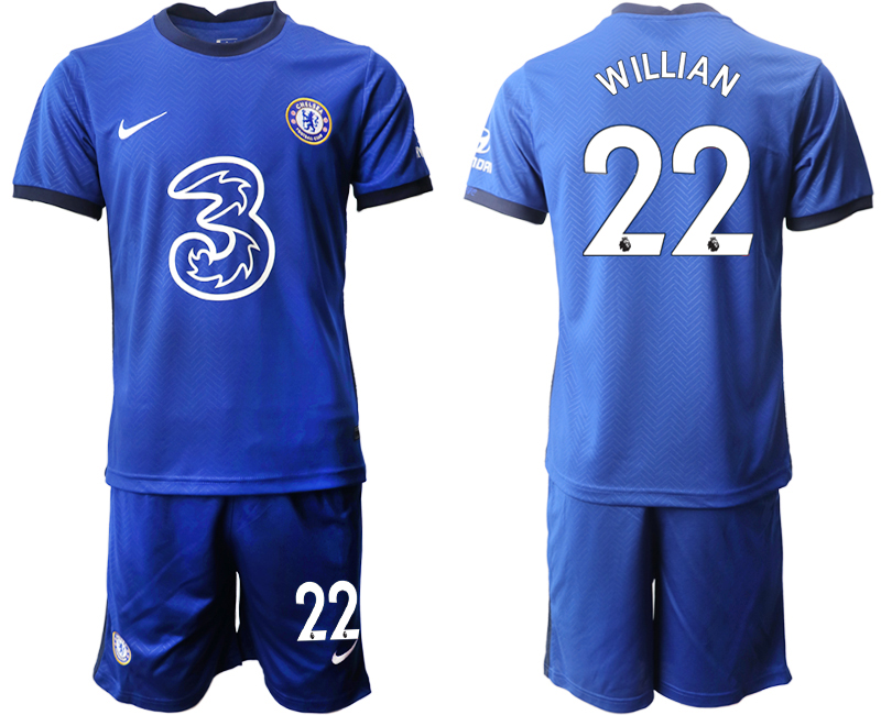 Men 2020-2021 club Chelsea home #22 blue Soccer Jerseys1